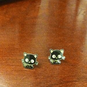 Choco Cat Earrings